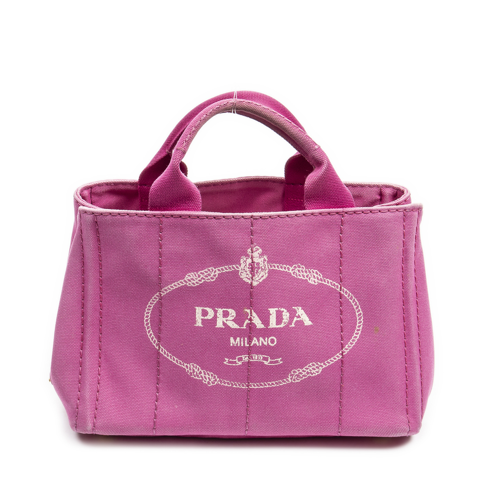 Prada Small Canapa Tote